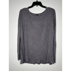 New H by Bordeaux Scoop Neck Pullover Sweatshirt Long Sleeve Women's Size M